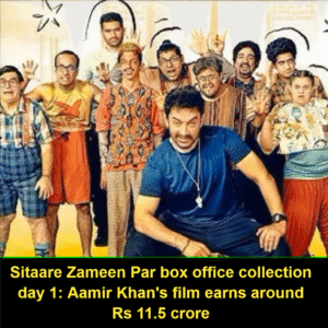 Sitaare Zameen Par box office collection day 1: Aamir Khan's film earns around Rs 11.5 crore