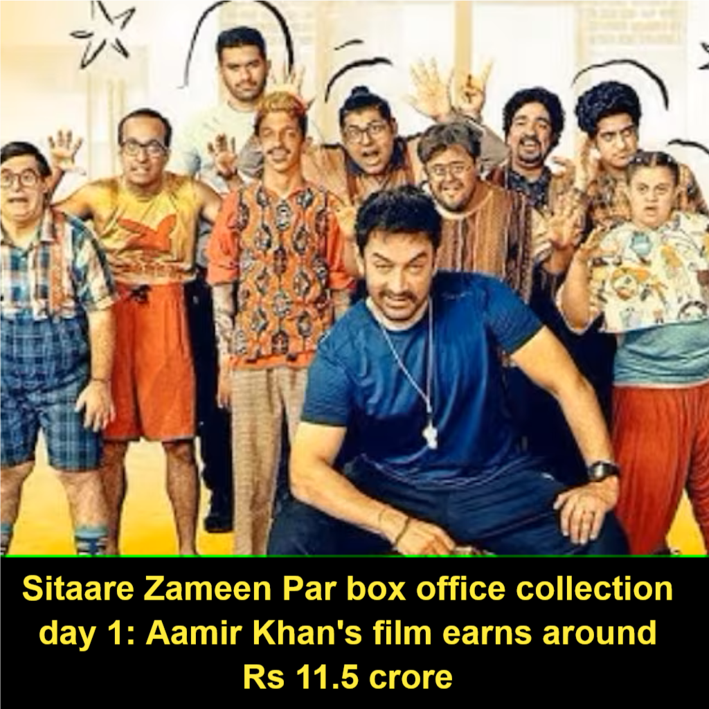 Sitaare Zameen Par box office collection day 1: Aamir Khan's film earns around Rs 11.5 crore